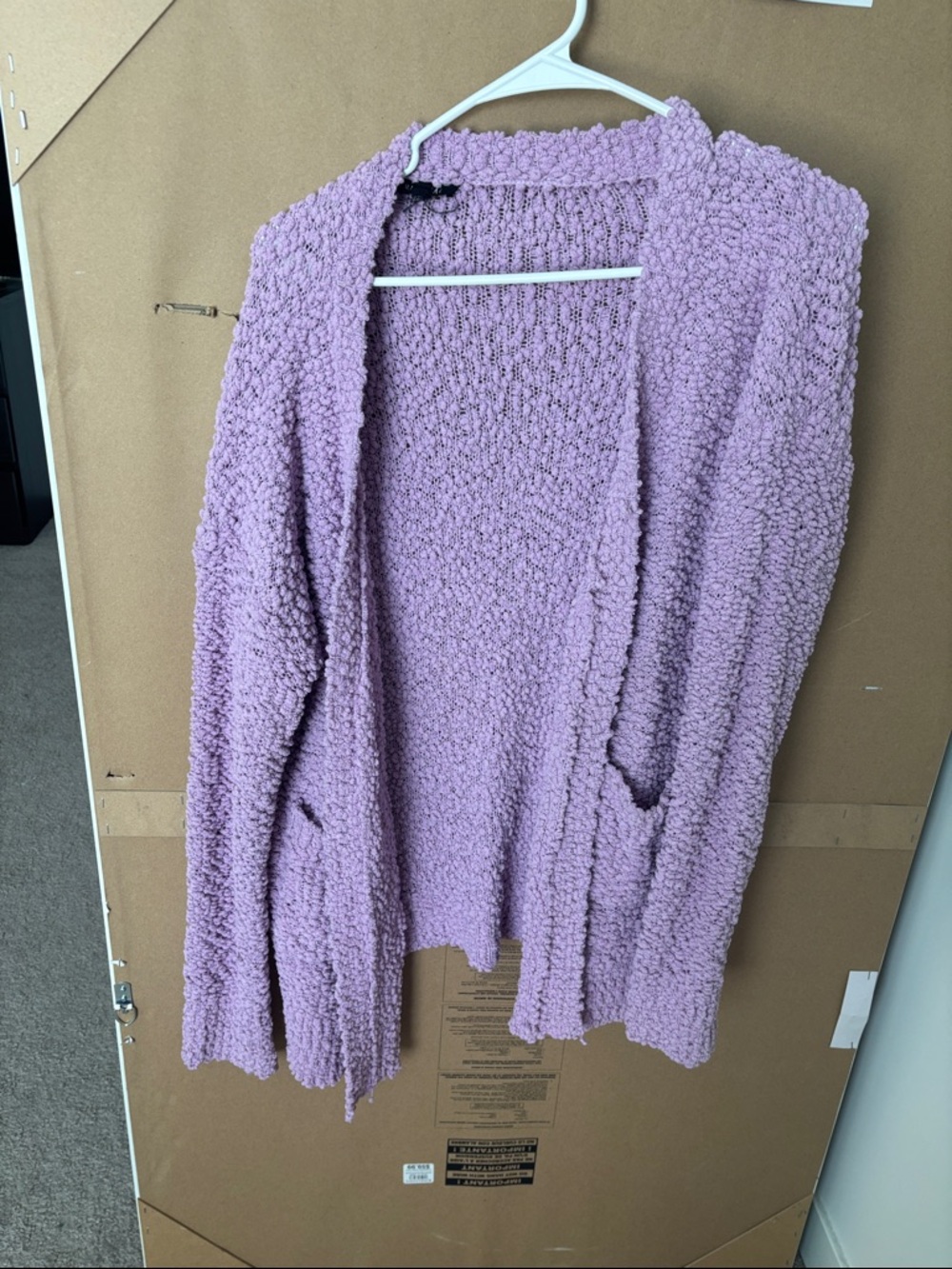 🥳 2 Items / $20 🥳 Cozy Lavendery Knit Open-Front Women’s Sweater Cardigan
